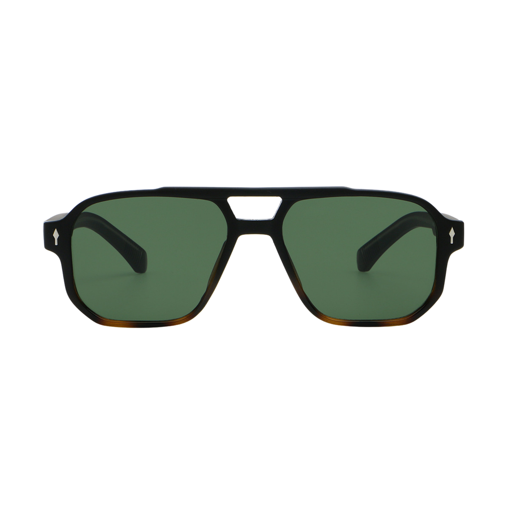 Columbus Vintage - Nero Opaco/VERDE
