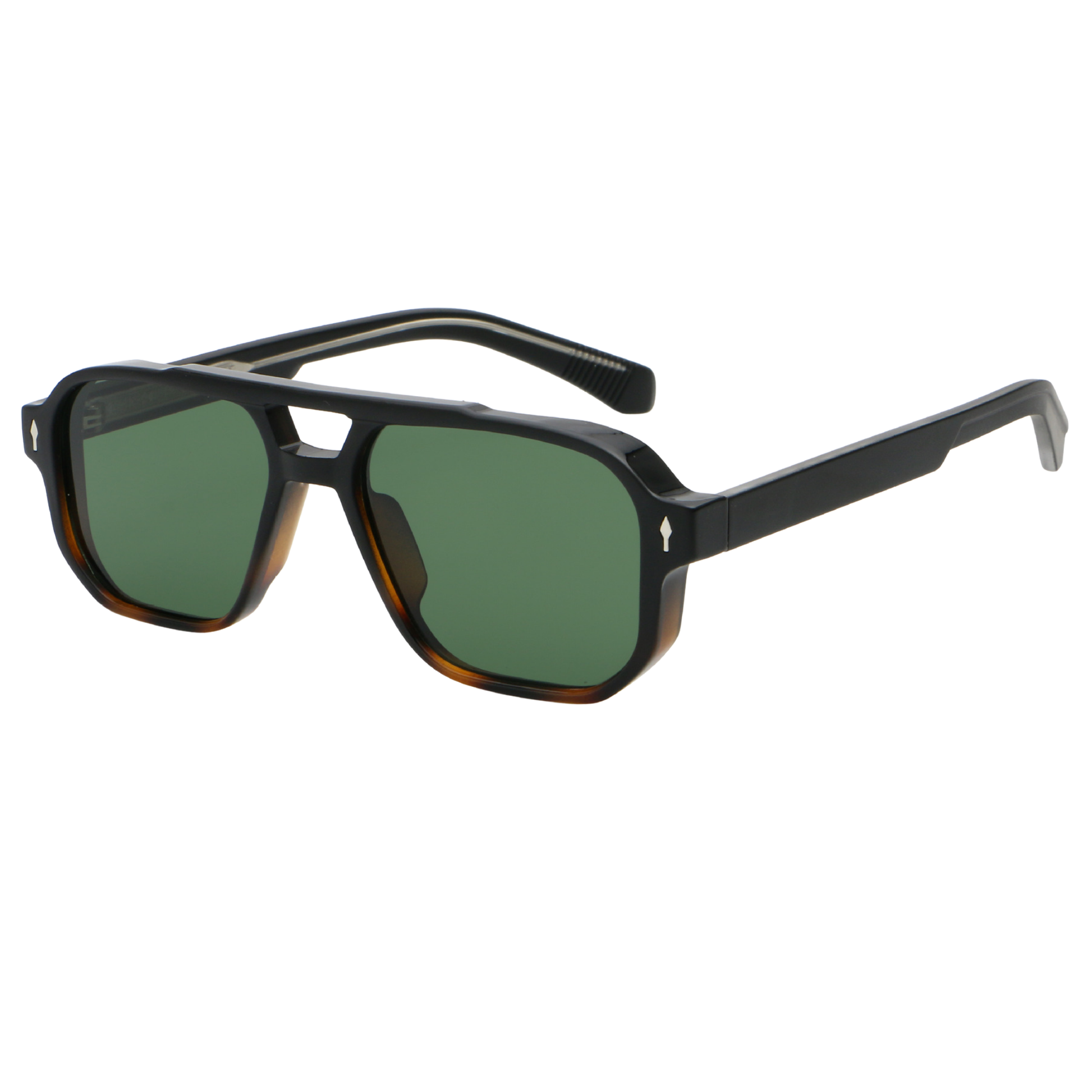 Columbus Vintage - Nero Opaco/VERDE